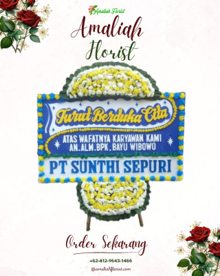 Papan Bunga Duka di Wadangku